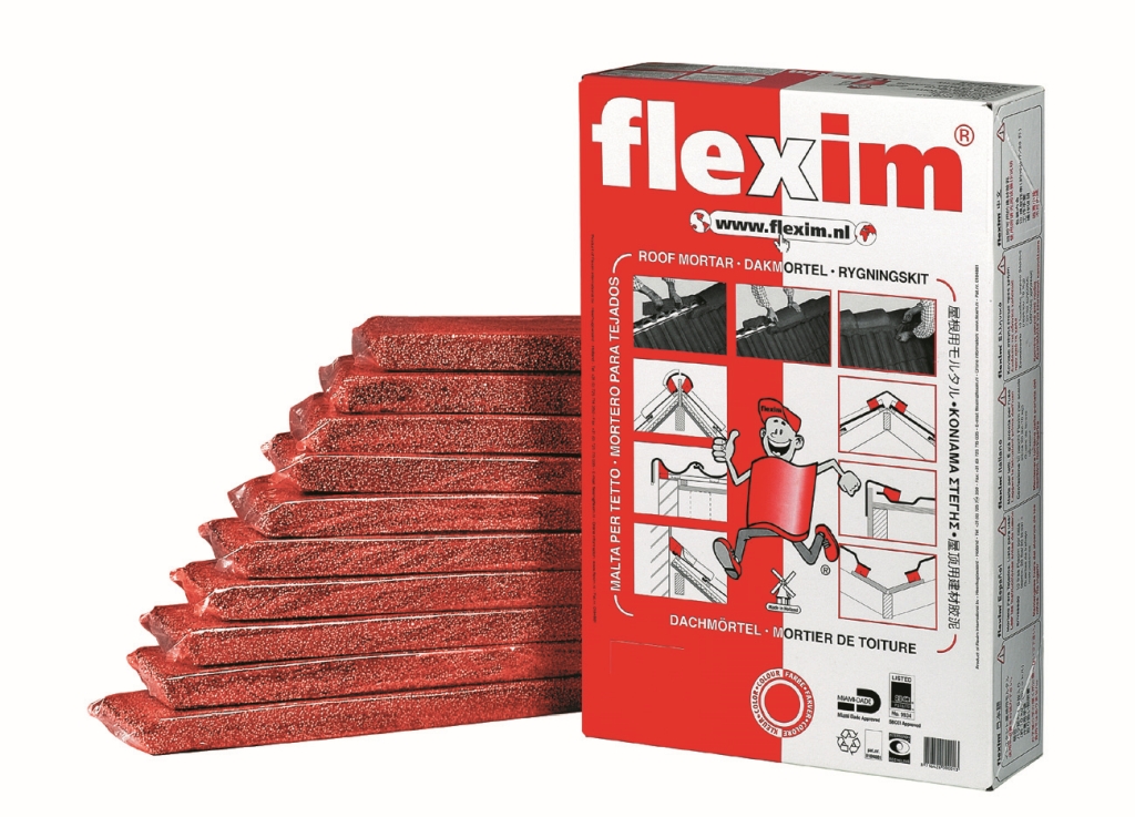 Bild von BWK FLEXIM DACHMÖRTEL rot 10 Streifen/Ka. für 3-5 m (VPE=10 Pkg. (10))